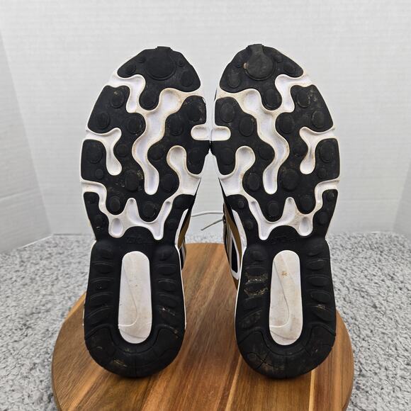 Nike Mens 11.5 Air Max 270 React White Metallic Gold Athletic Sneaker CW7298-100 - Picture 8 of 12